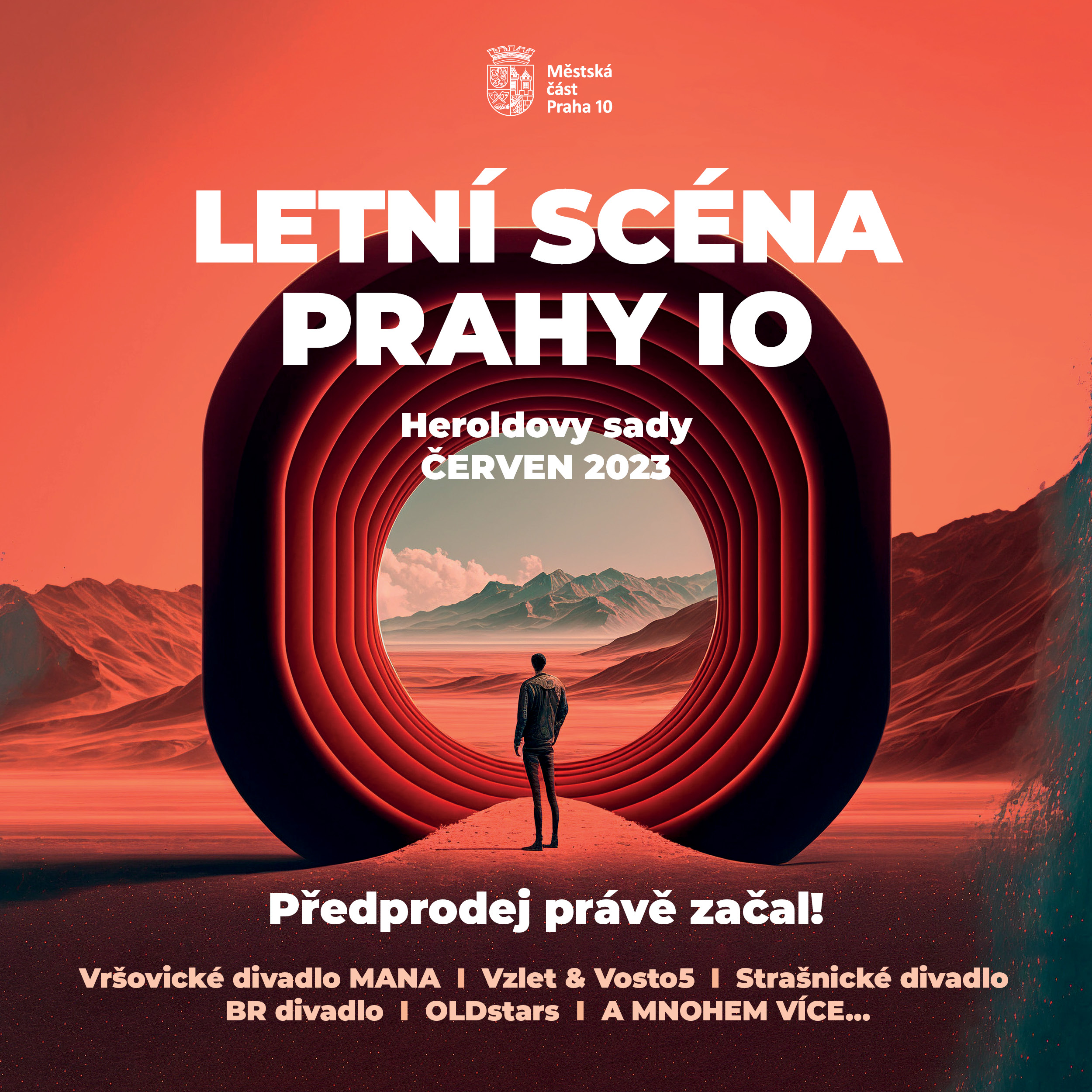 Pozvánka na akci Letní scéna Prahy 10 pro rok 2023