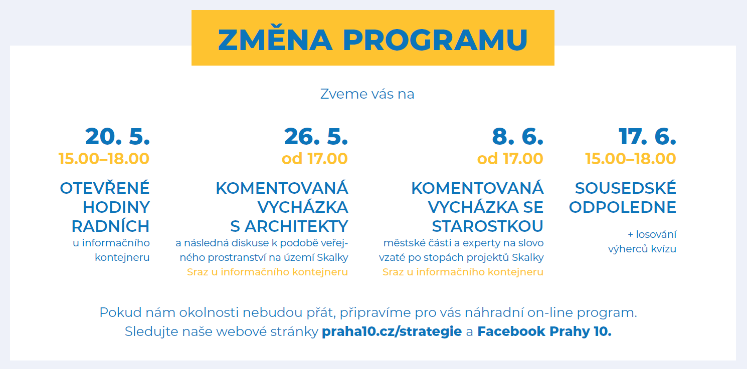 Program plánovacího kontejneru na Skalce