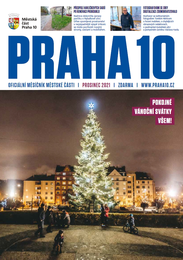 Titulní stránka časopisu Praha 10