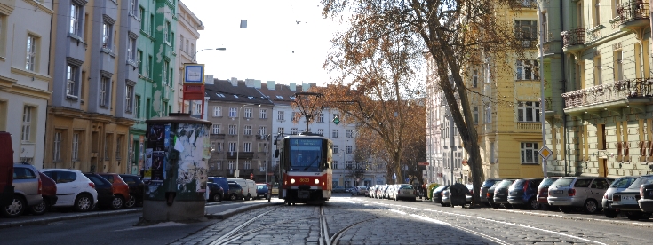 Bruselská – Otakarova a Otakarova – Koh-i-noor: dočasné přerušení provozu tramvají