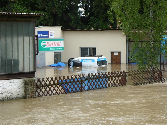 Informace pro osoby postižené povodněmi.