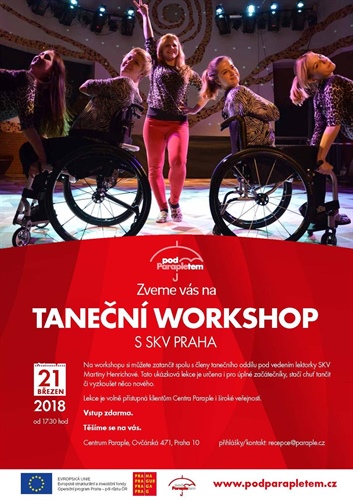 Centrum Paraple: Taneční workshop pod Parapletem