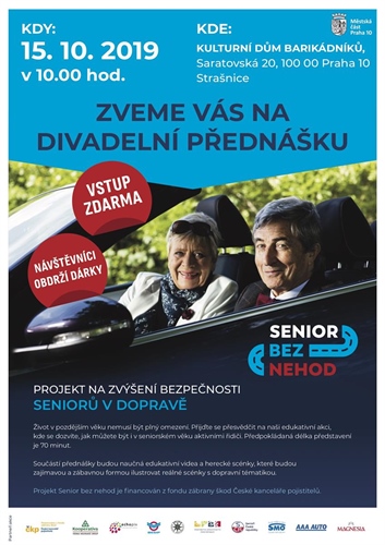 Senioři se dozvědí, jak se dopravovat bez nehod