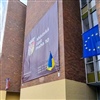 Ukrajinská vlajka na radnici