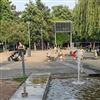 Vodní prvek v parku Malinová - Chrpová