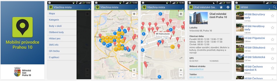 Praha 10 má svoji mobilní aplikaci - naviguje, hlídá, informuje i čte kódy