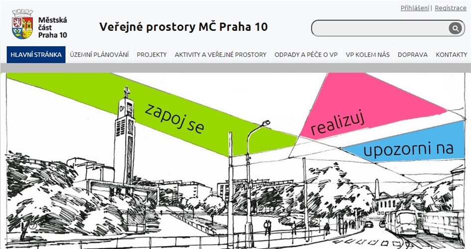 Praha 10 s přehlednějším portálem veřejných prostor