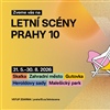 Letní scény Prahy 10 v Malešickém parku