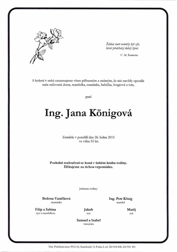 Opustila nás kolegyně a dlouholetá vedoucí stavebního odboru