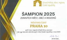 Desítka popáté ŠAMPIONEM Zdravých měst